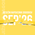 Mesečni napovednik, september 2026