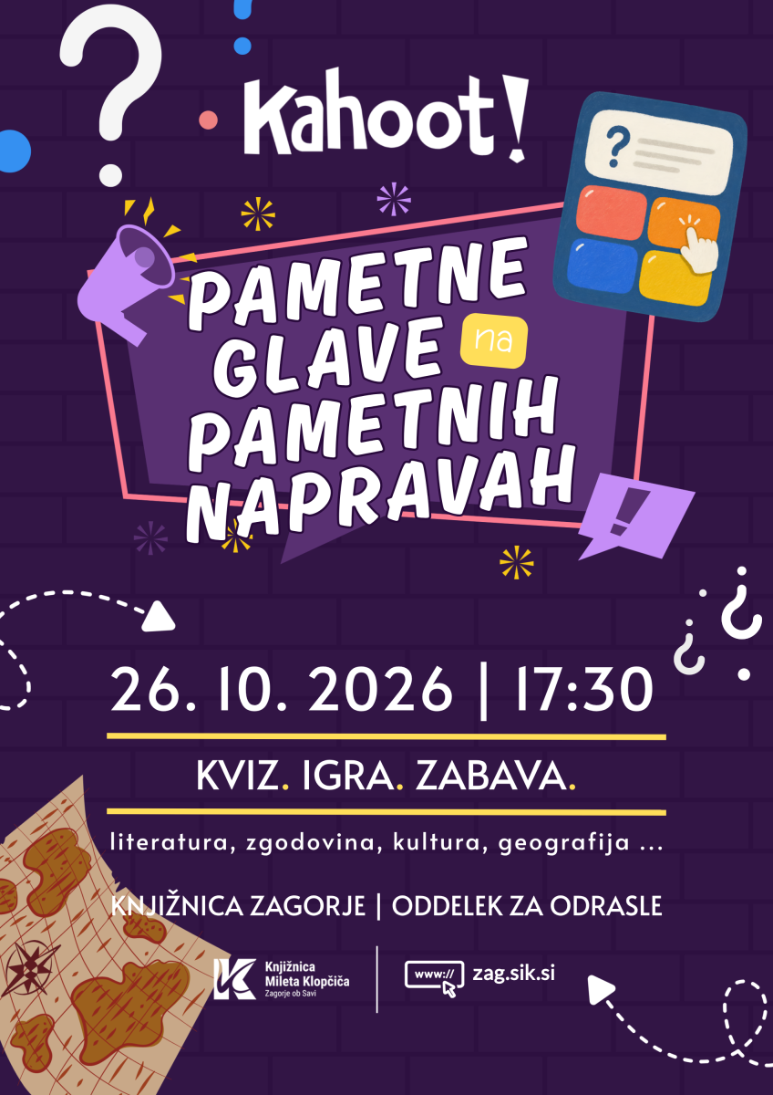 Pametne glave na pametnih napravah, ponedeljek, 26. 10. 2026, ob 17:30