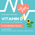 Predavanje o vitaminu D, torek, 13. 10. 2026, ob 18:00