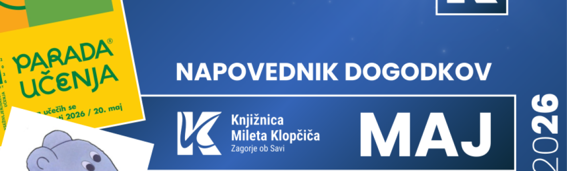 Majski dogodki: od knjige do praznovanja 30-letnice