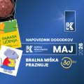Mesečni napovednik, maj 2026