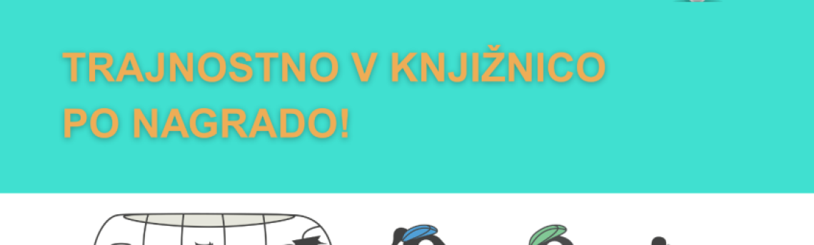 Trajnostno v knjižnico po nagrado 2026