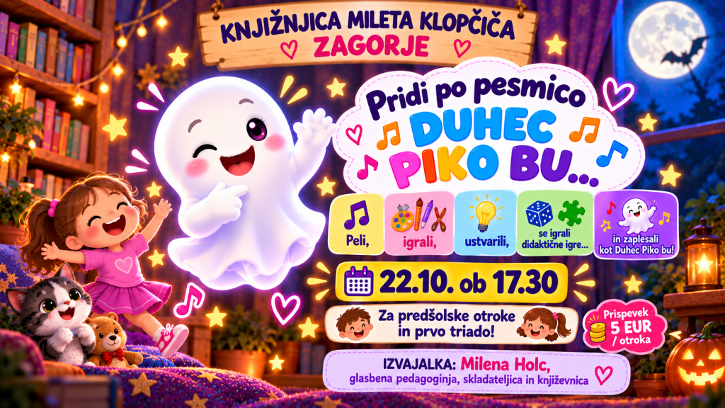 Duhec Piko Bu vabi na veselo glasbeno doživetje za najmlajše